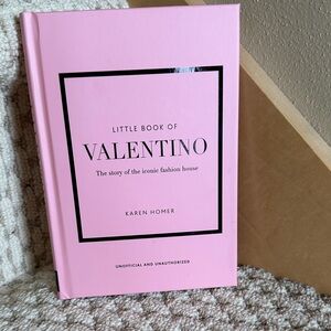 Pink & Black "Little Book of Valentino" Coffee Table Book